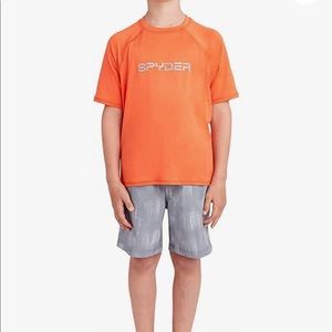 NWT Spyder Boys Swim 2pc Set